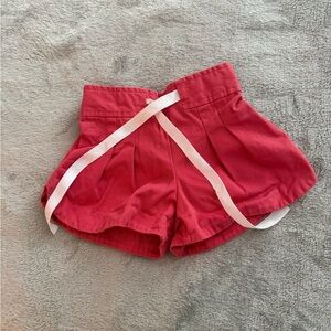 Bella Bliss Vibrant Melon Red Shorts